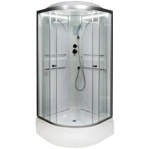Душевая кабина Deto L 510 100х100 с LED подсветкой